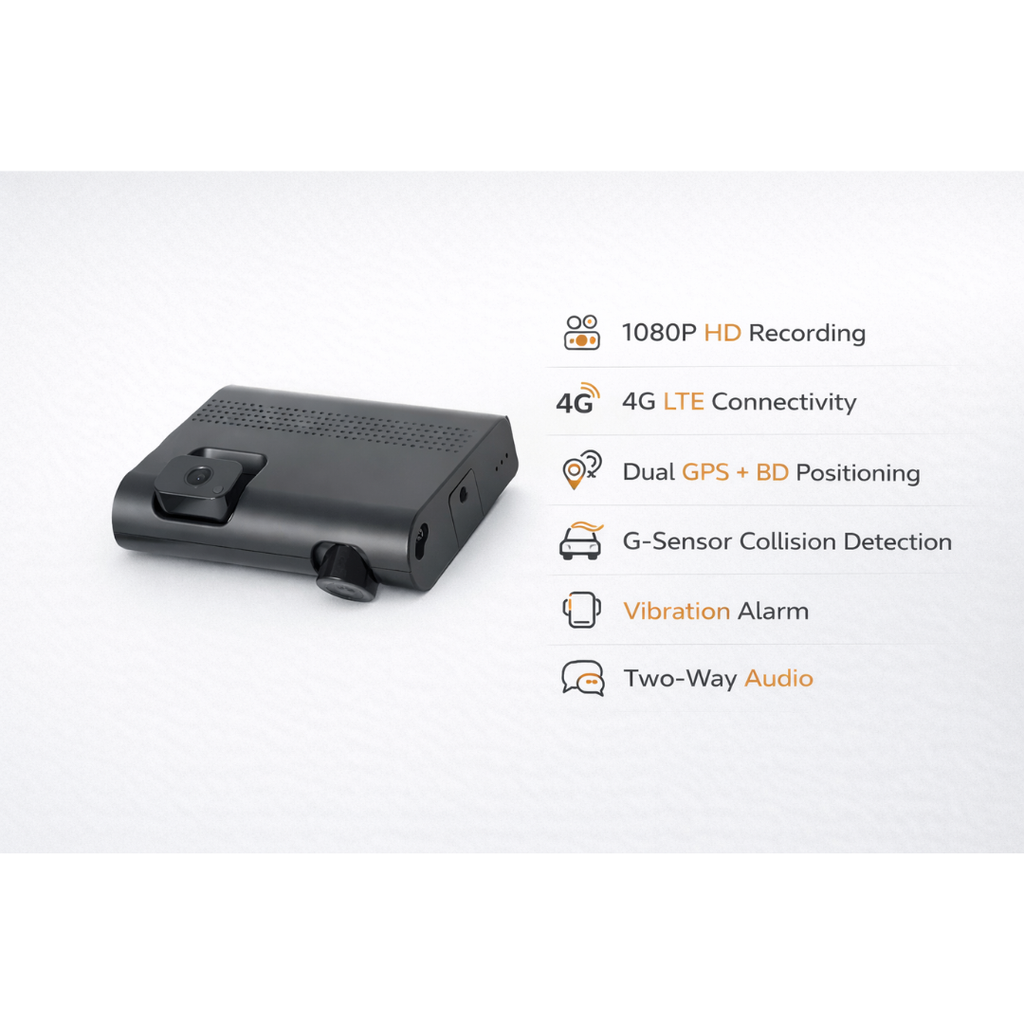 4G Dual Dashcam- CR-98 (Non AI)