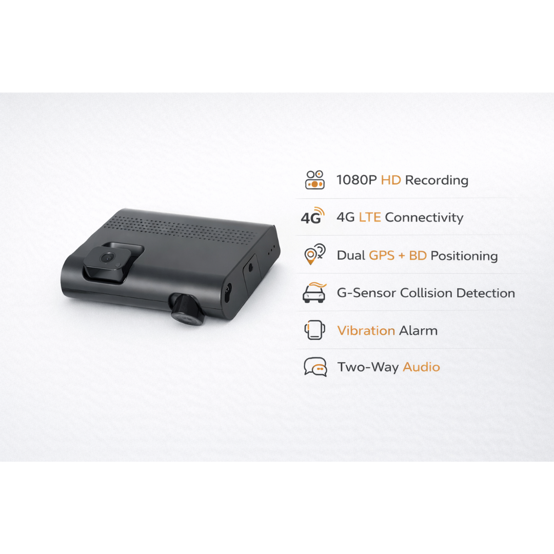 4G Dual Dashcam- CR-98 (Non AI)