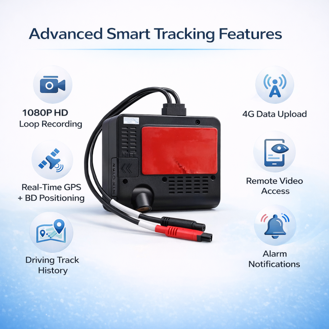 CR-98 4G Dual Lens AI Dashcam