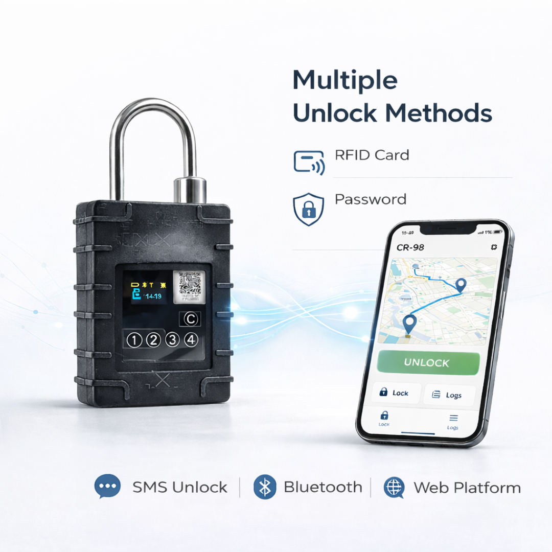 CR-98 4G E-Lock with GPS Tracker