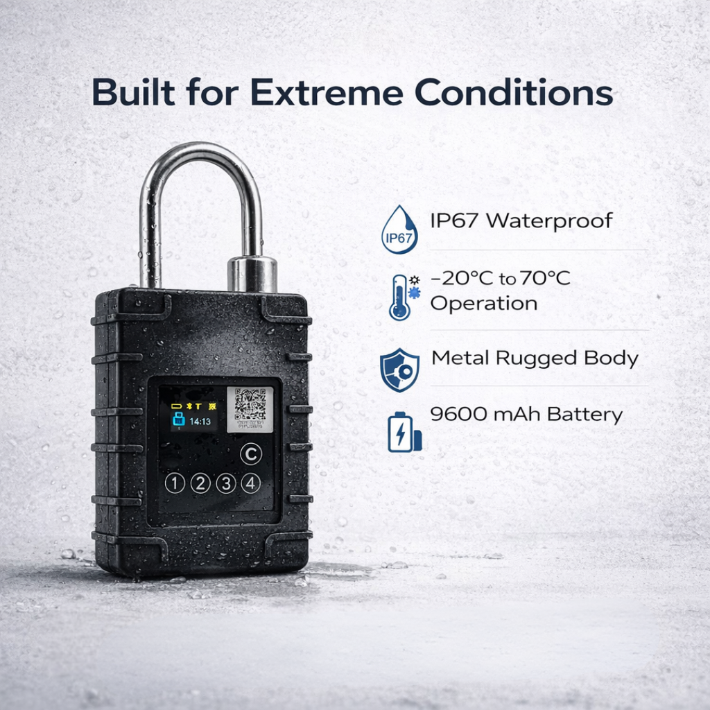 CR-98 4G E-Lock with GPS Tracker