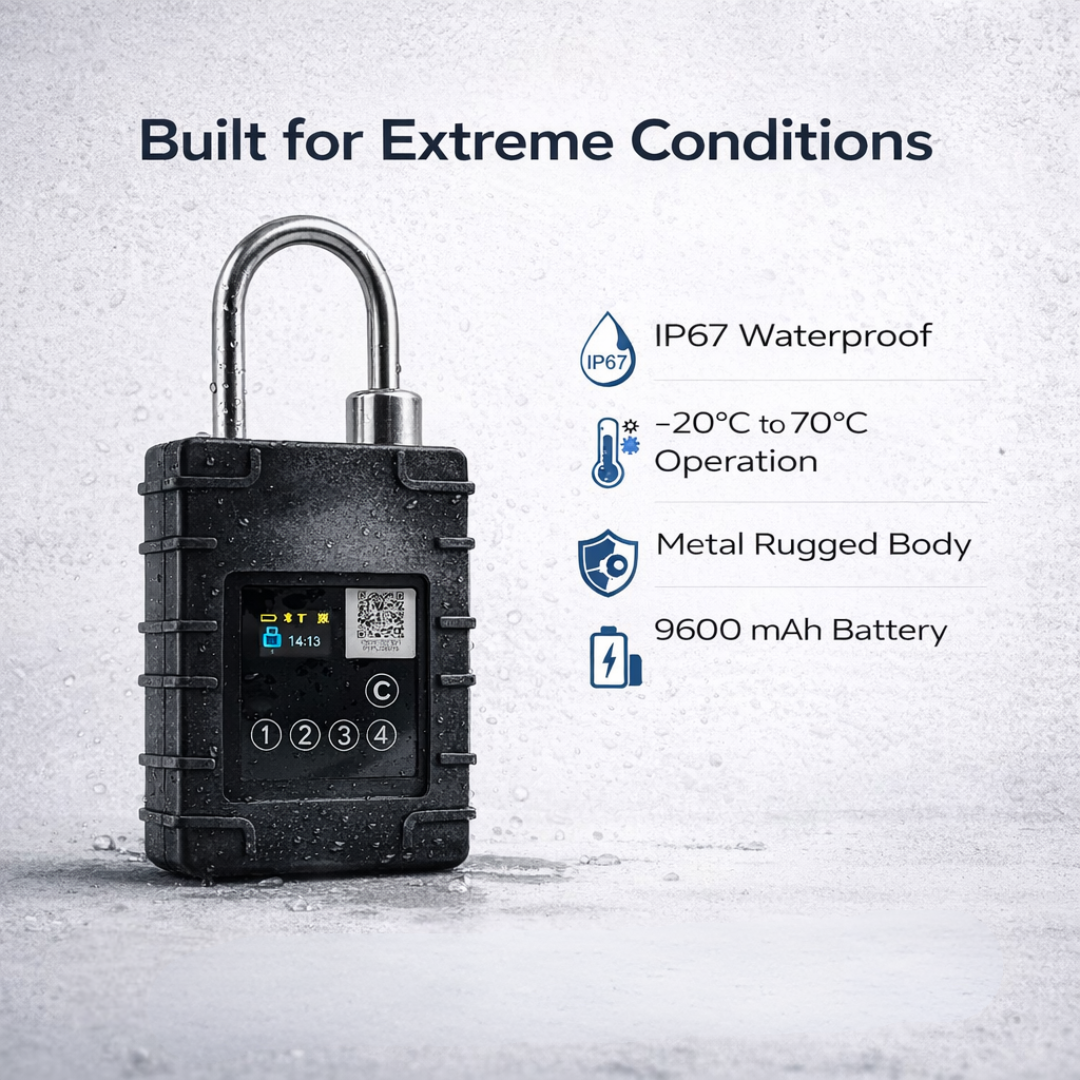 CR-98 4G E-Lock with GPS Tracker